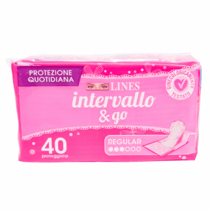 Absorbante Lines Intervallo Go Regular 40 bucăți