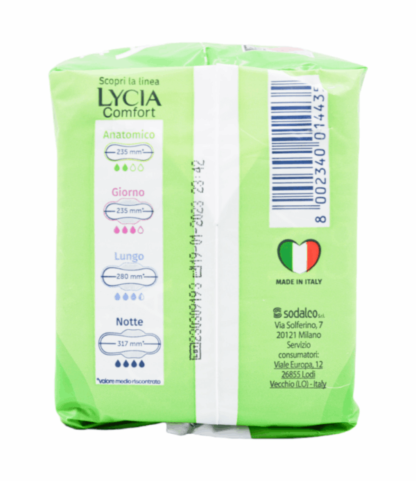 Absorbante Lycia Comfort Anatomico