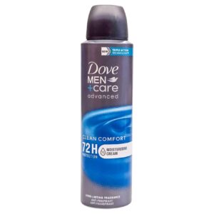Anti-perspirant Dove Men+Care Advanced 72h Clean Comfort 150 ml