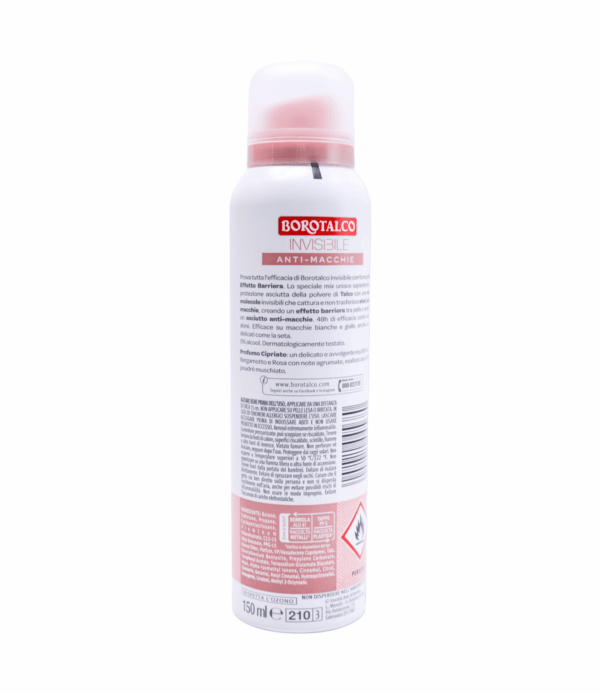 Antiperspirant spray Borotalco Invisible Pink 150 ml