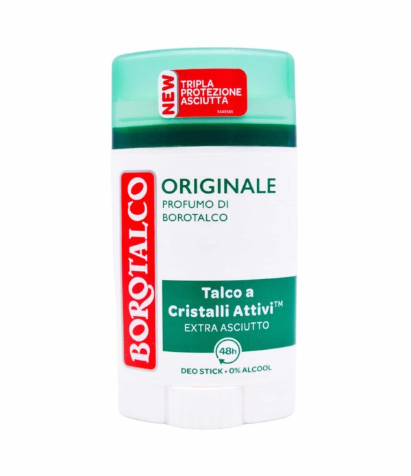 Antiperspirant stick Borotalco Original cu cristale active 40 ml