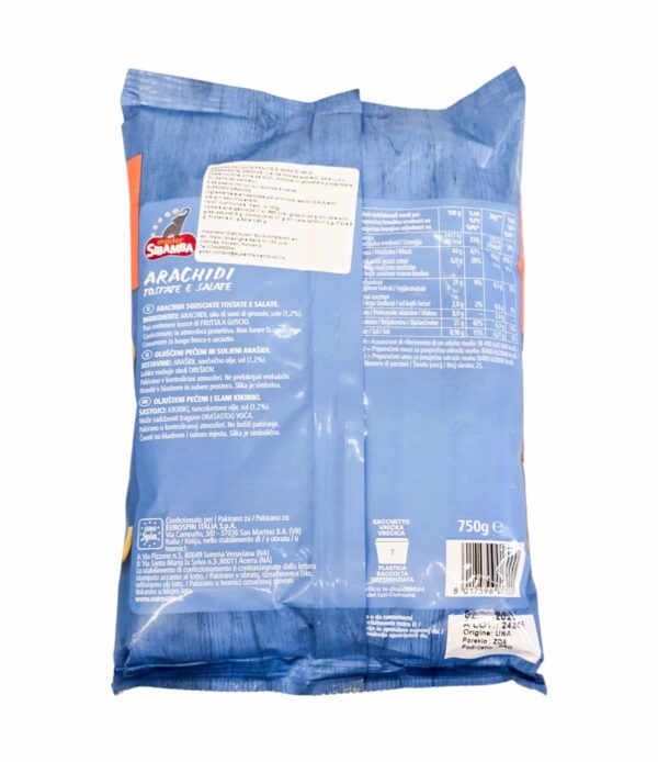 Arahide fără coajă și sărate Mister Sibamba 750 g