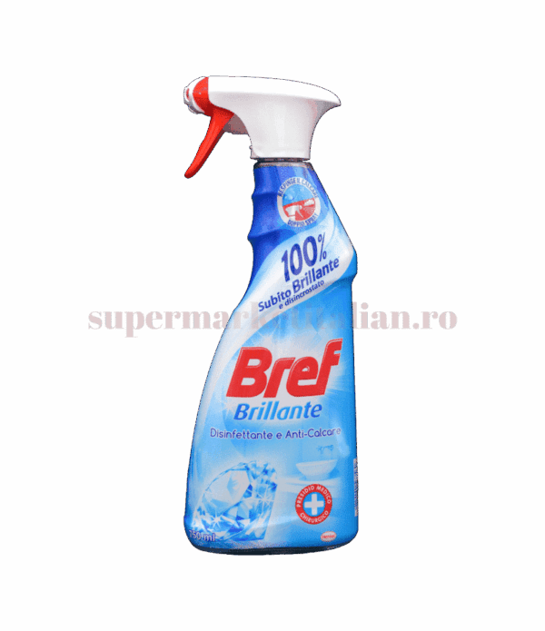 Pulverizator Bref Brilliante dezinfectant si anticalcar 750 ml