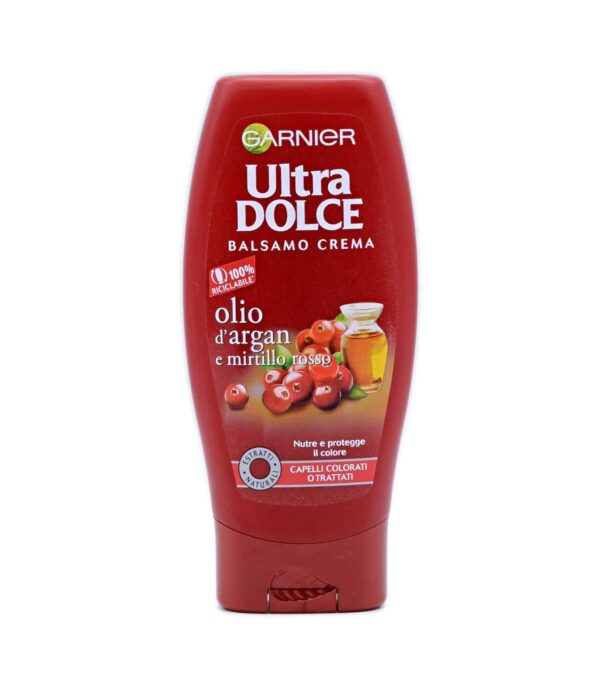 Balsam Cremă Garnier Ultra Dolce cu Ulei de Argan și Afine roșii 200 ml