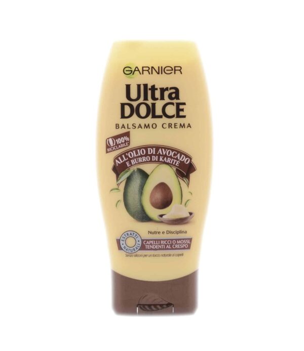 Balsam cremă pentru Păr Garnier Ultra Dolce cu ulei de avocado și unt de shea 200 ml