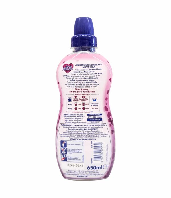 Balsam De Rufe Paglieri Mon Amour Ninfea Viola 26 spălări 650 ml