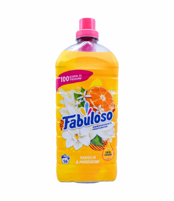 Balsam de rufe Fabuloso Vanilie și mandarină 56 spălări 1250 ml