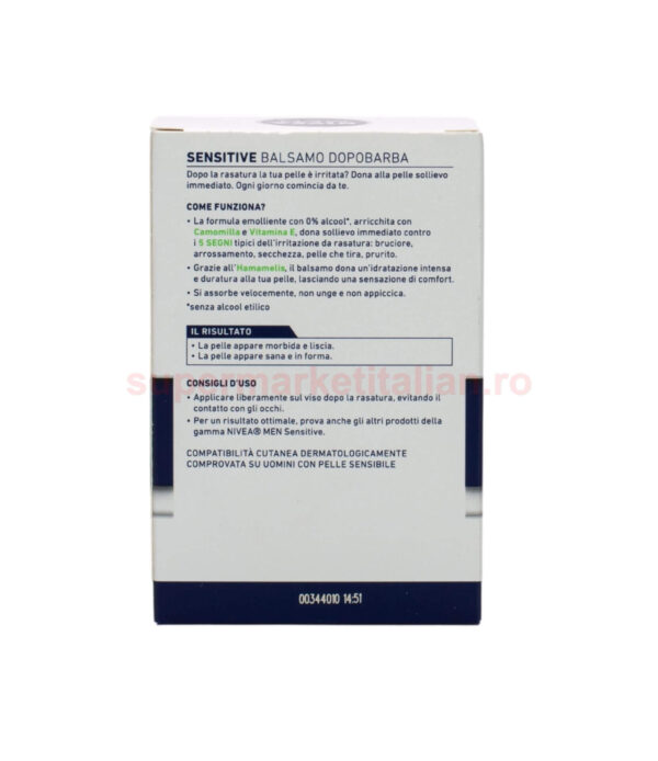 Balsam după Ras Nivea Men Sensitive 100 ml
