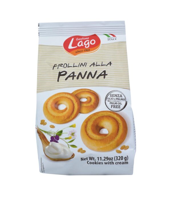 Biscuiți Frollini alla panna Lago 320 g