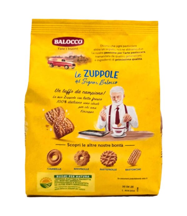 Biscuiți Zuppole Balocco cu lapte proaspăt 700 g