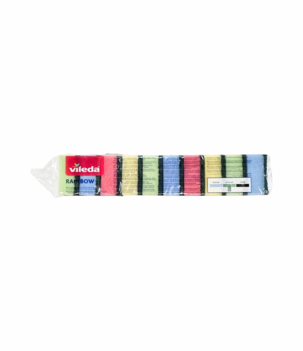 Bureți de vase Vileda Rainbow 10 bucăți