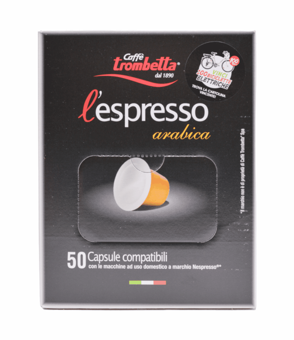 Capsule Espresso Trombetta Arabica 50 bucăți