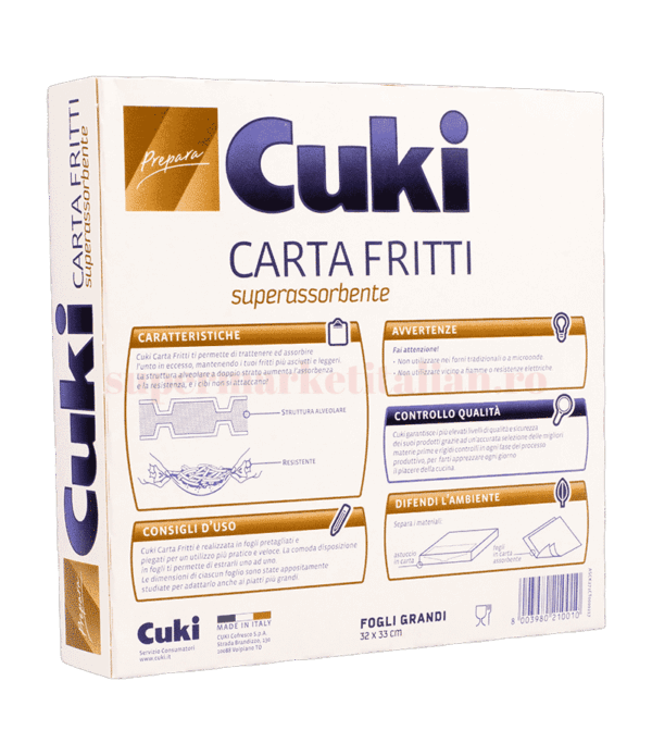 Hârtie cuptor super absorbantă Cuki 20 foi