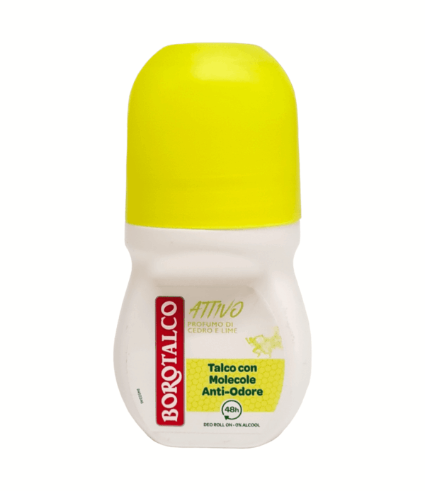 Deodorant Roll-on Borotalco cedru și lime 50 ml