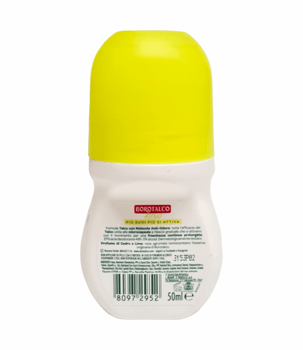 Deodorant Roll-on Borotalco cedru și lime 50 ml