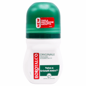 Deodorant roll-on Borotalco Original Talc și cristale active 50 ml