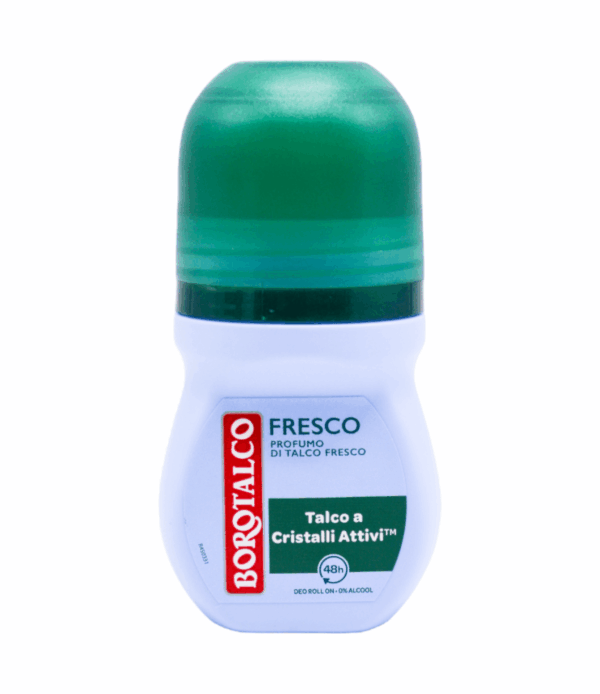 Deodorant roll-on Borotalco Talc și cristale active 50 ml