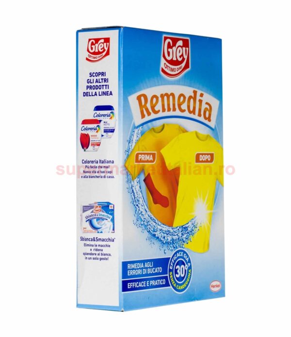 Detergent aditiv pentru remediere culori grey remedia 200 grame