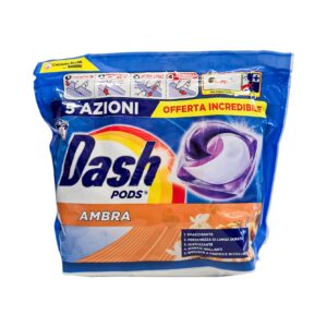 Detergent capsule Dash Pods Ambra 44 bucăți