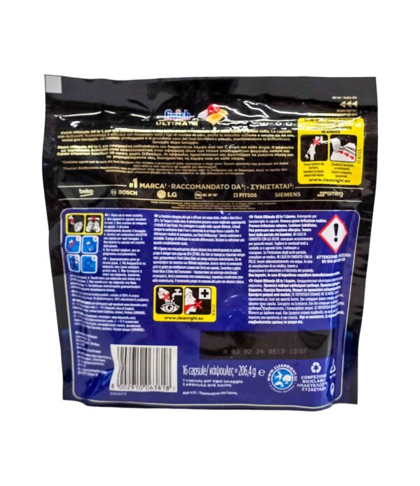 Detergent capsule pentru vase Finish Ultimate All in 1 16 capsule