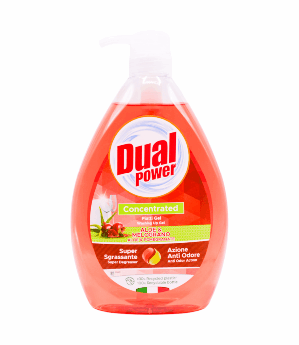 Detergent Concentrat Vase Dual Power cu Aloe si Rodie 1000 Ml