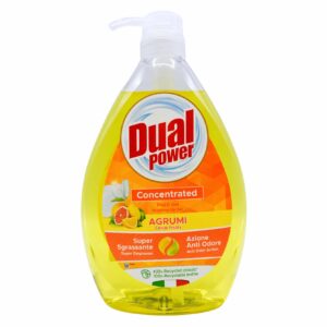 Detergent concentrat vase Dual Power cu citrice 1000 ml