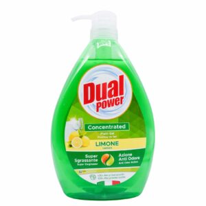 Detergent concentrat vase Dual Power cu lămâie 1000 ml