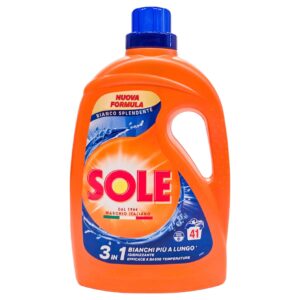 Detergent de rufe Sole 3 in 1 Bianco Splendente 41 spălări 1845 ml
