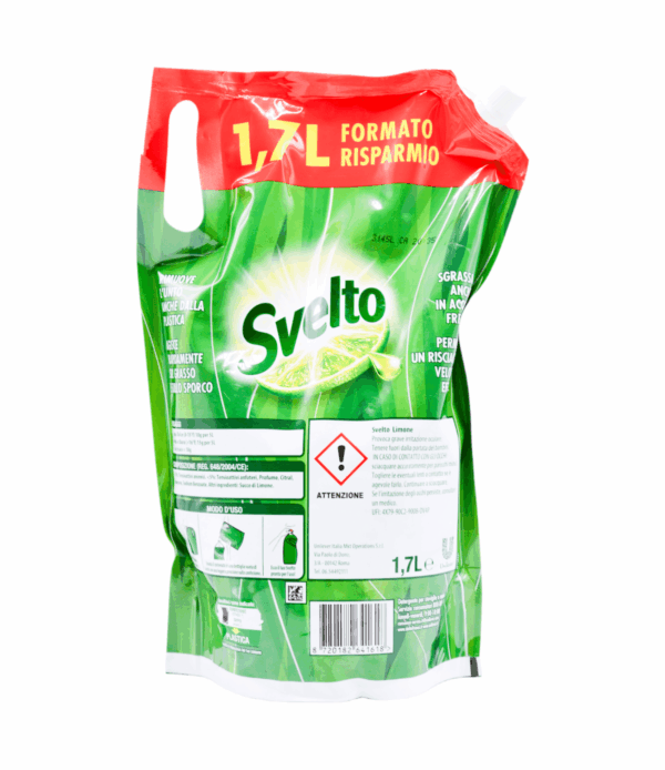 Detergent de vase Svelto Clean Active Lămâie 1.7 L