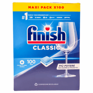 Detergent de vase tablete Finish Classic 100 bucăți
