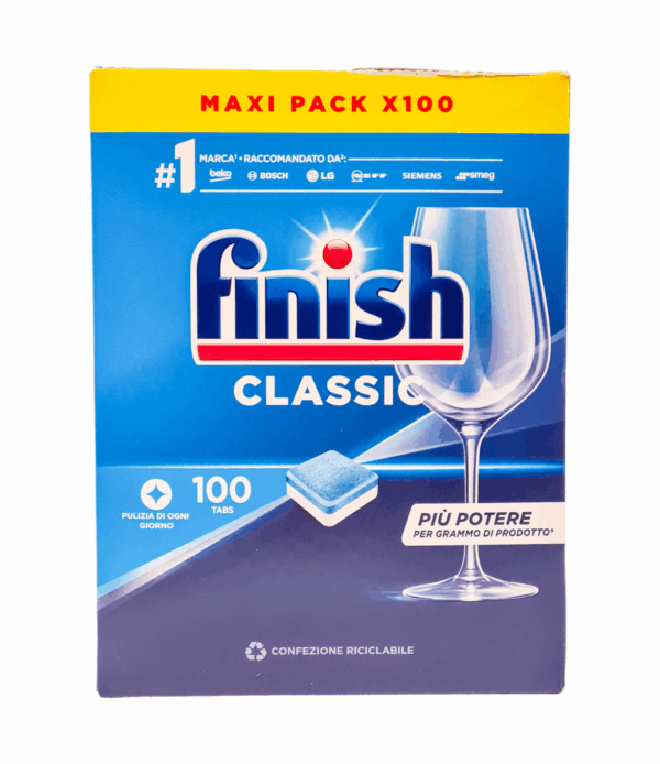 Detergent de vase tablete Finish Classic 100 bucăți