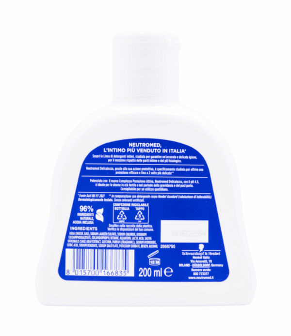 Detergent intim Neutromed ph4.5 Delicatezza 200 ml