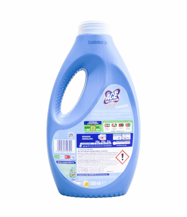 Detergent lichid ACE Classico igienizant 27 spălări 1350 ml