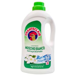 Detergent Lichid Chanteclair Mosc Alb 28 Spălări 1260 ml - Curățare Eficientă și Parfum Plăcut
