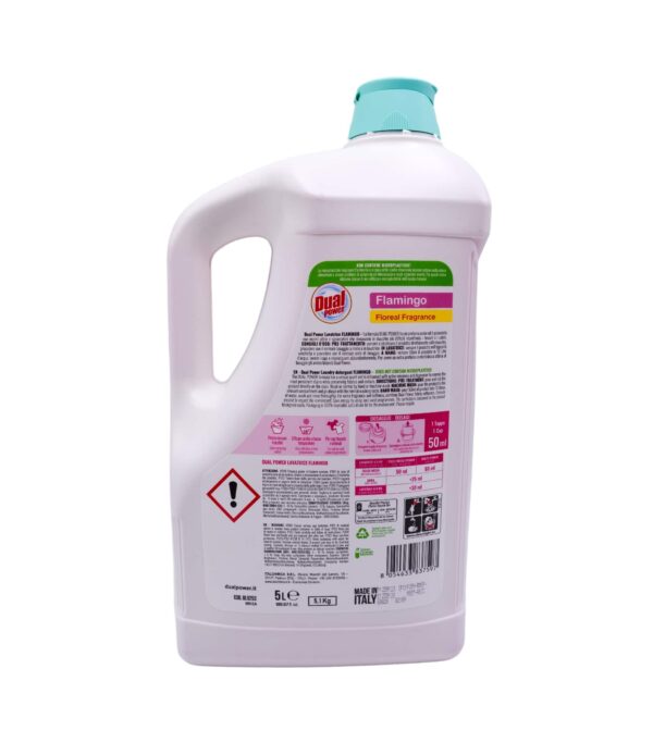 Detergent lichid Dual Power Flamingo 100 spălări 5 L