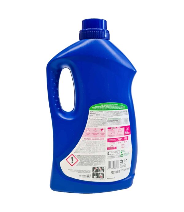 Detergent lichid Dual Power Lavatrice Flamingo 40 de spălări 2 litri