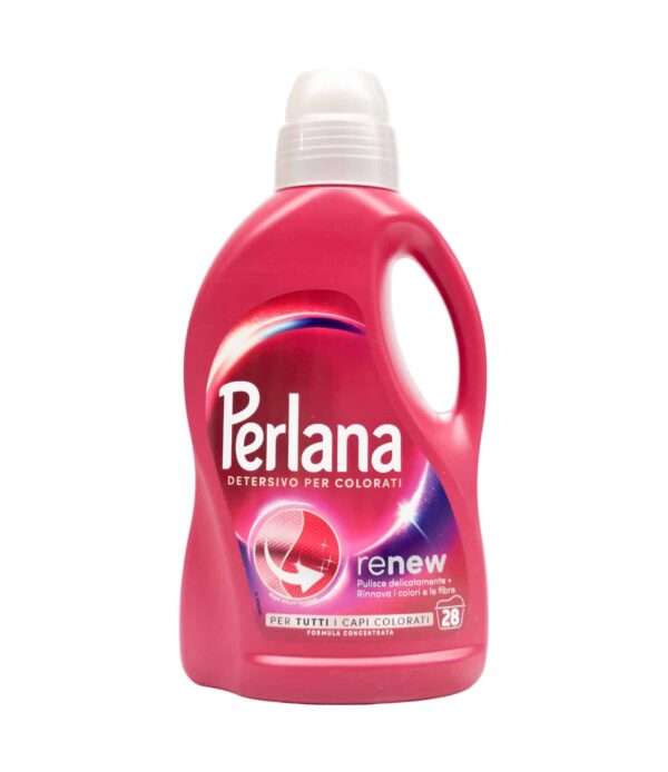 Detergent lichid Perlana Renew pentru rufe colorate 28 spălări 1400 ml