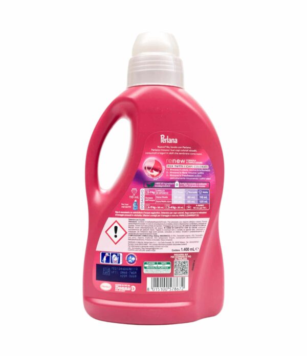 Detergent lichid Perlana Renew pentru rufe colorate 28 spălări 1400 ml