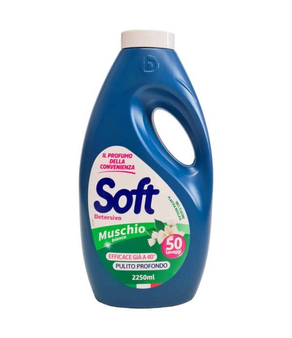 Detergent lichid Soft Mosc alb 50 spălări 2250 ml