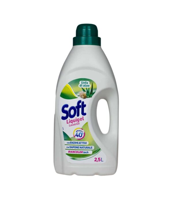 Detergent lichid Soft cu Aloe Vera 2250 ml 45 spălări