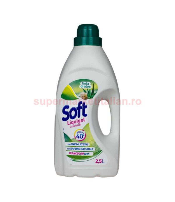 Detergent lichid Soft cu Aloe Vera 2250 ml 45 spălări