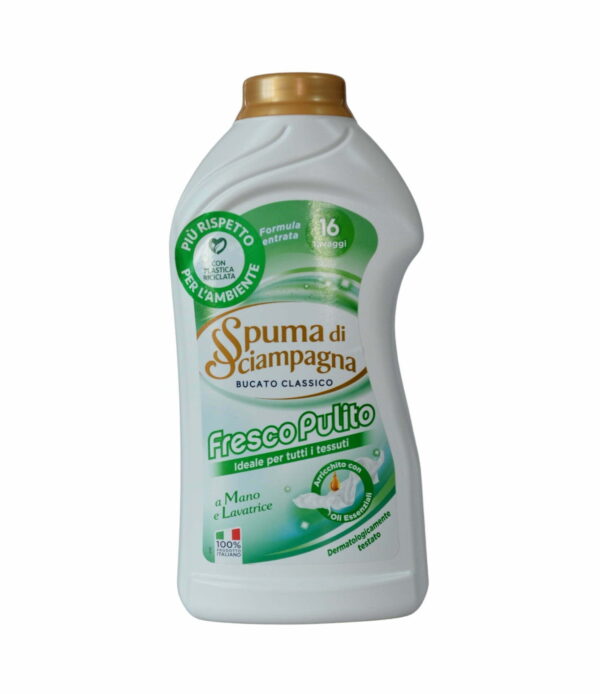 Detergent lichid Spuma di Sciampagna Fresco Pulito 16 spălări 800 ml