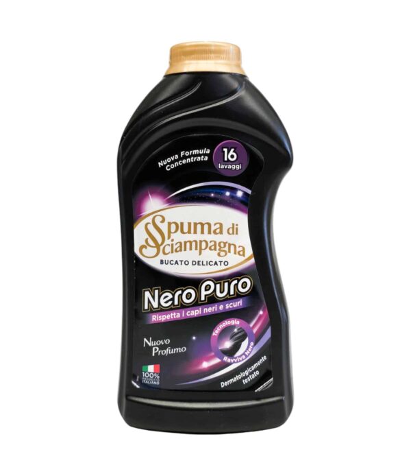 Detergent lichid Spuma di Sciampagna Nero Puro 16 spălări