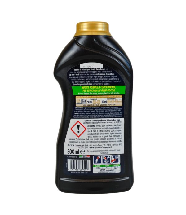 Detergent lichid Spuma di Sciampagna Nero Puro 16 spălări