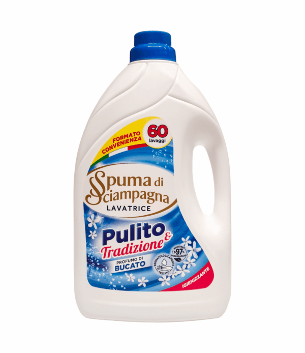 Detergent lichid Spuma di Sciampagna Profumo di Bucato 60 spălări 3000 ml