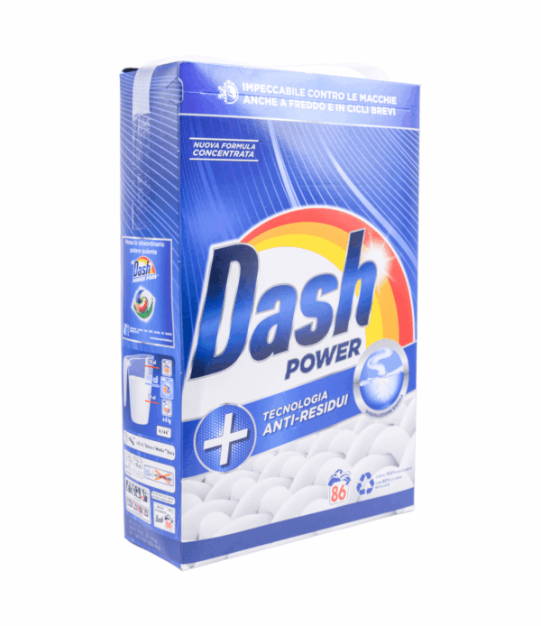 Detergent pulbere Dash Power Anti-Reziduri 86 spălări 4.3 kg