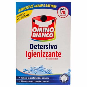 Detergent pulbere Omino Bianco igienizant Derma Tested 70 spălări 3850 g