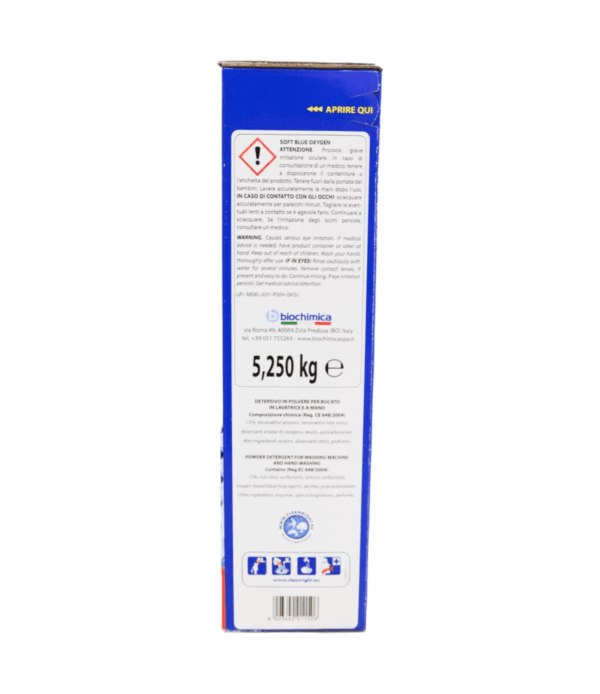 Detergent pulbere Soft Blue Oxygen igienizant 105 spălări 5250 g
