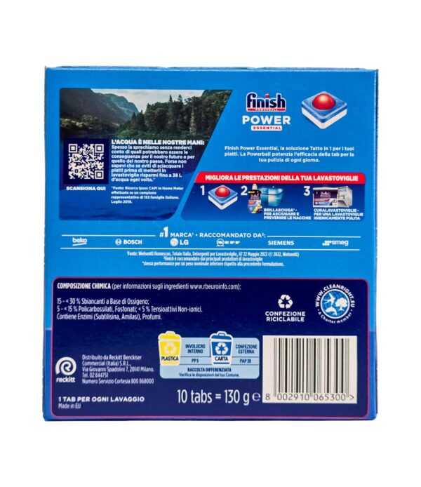 Detergent tablete pentru vase Finish Powerball Essential 10 tablete