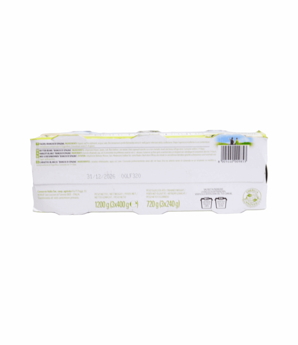 Fasole Bianchi di Spagna Valfrutta 3 x 400 g